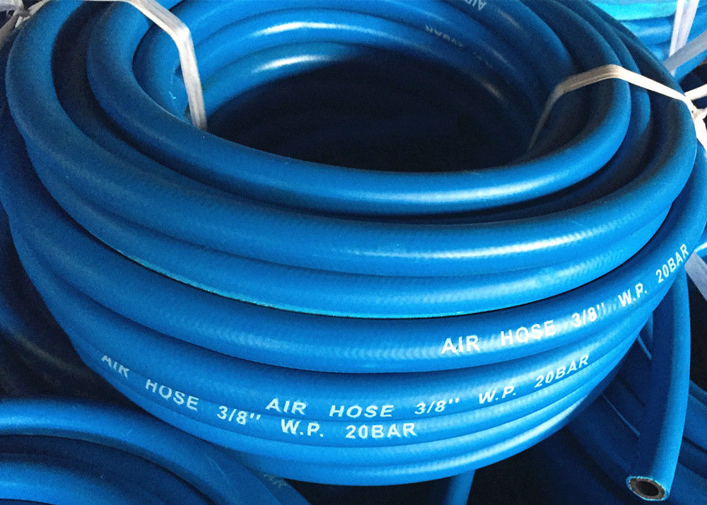 Blauwe Rubberluchtslang voor Pneumatische Hulpmiddelen, de Flexibele Slang van de Luchtcompressor