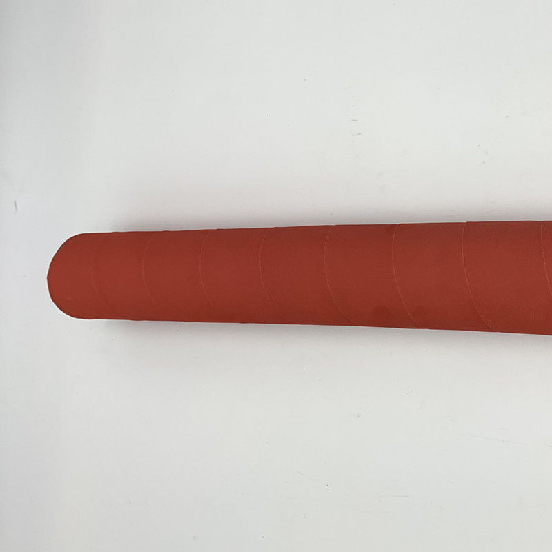 De rode/Gele Verpakte Slang van de Oppervlakte Rubberlucht met 4 Lagen van Textiel vlechtte 300psi