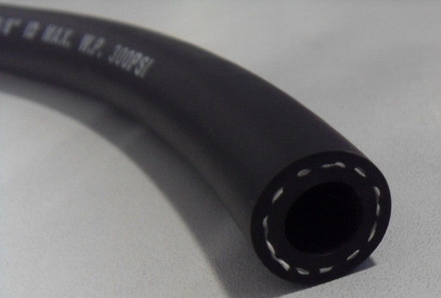 Ce ISO 2398 identiteitskaart 8mm industriële luchtslang/zwarte rubberslang met Vezel vlechtte Versterking