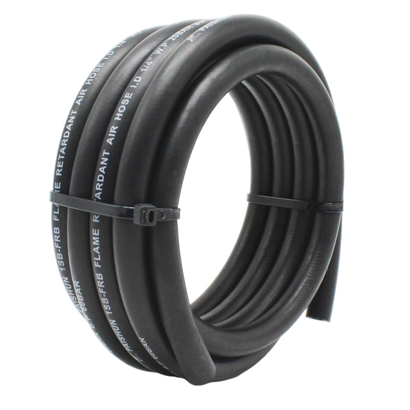 3/8'' Vlambestendige ademende lucht EPDM rubber slang 300psi voor menselijke ademhaling