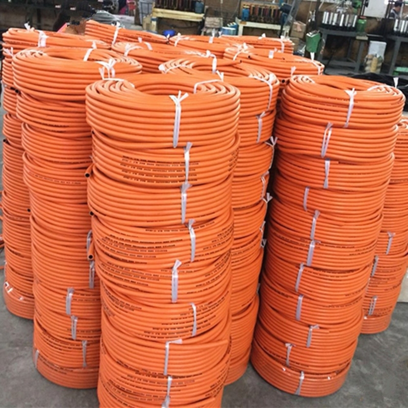 Flexibel Oranje 50ft/100ft slijtvast W. P 20bar 10mm Oranje LPG gas slang