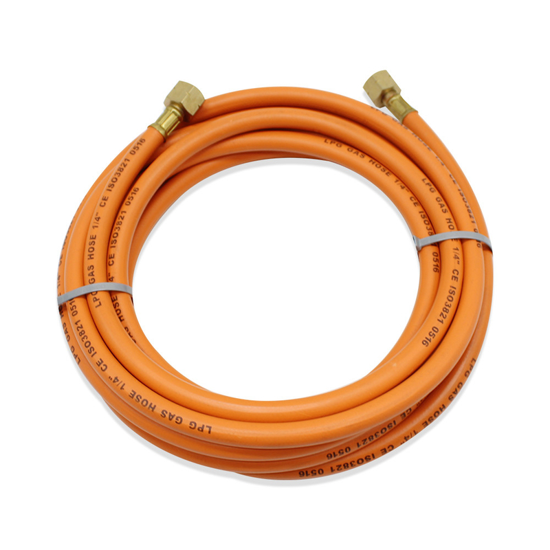 Flexibel Oranje 50ft/100ft slijtvast W. P 20bar 10mm Oranje LPG gas slang