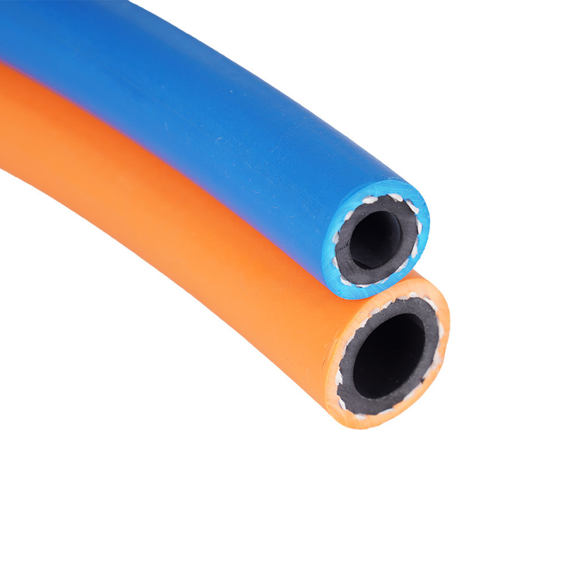 Grade T slijtagebestendige reducer Twin Welding Hose Oranje 3/8''Blauw 1/4' '