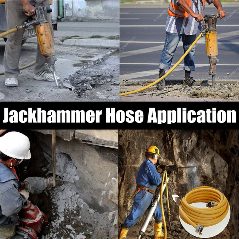 Heavy Duty 3/4 Inch 100FT Jackhammer Air Hose Assembly voor de Amerikaanse markt