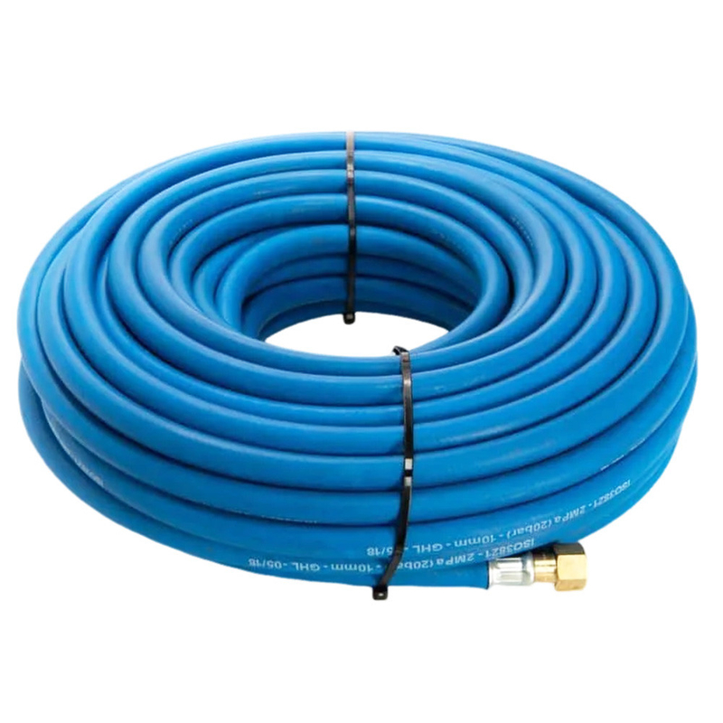 Premium kwaliteit Blauw 8mm 100ft zuurstof enkel slang voor gas lassen en snijden toepassingen