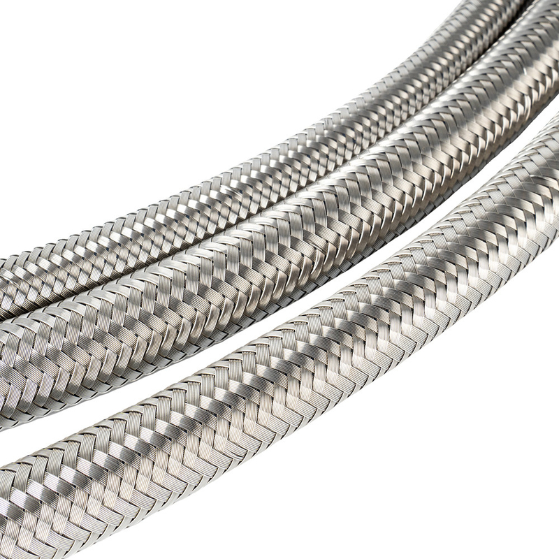 Hoogdruk PTFE slang met één gevlochten laag roestvrij staal voor vervoer en mobiele hydraulica