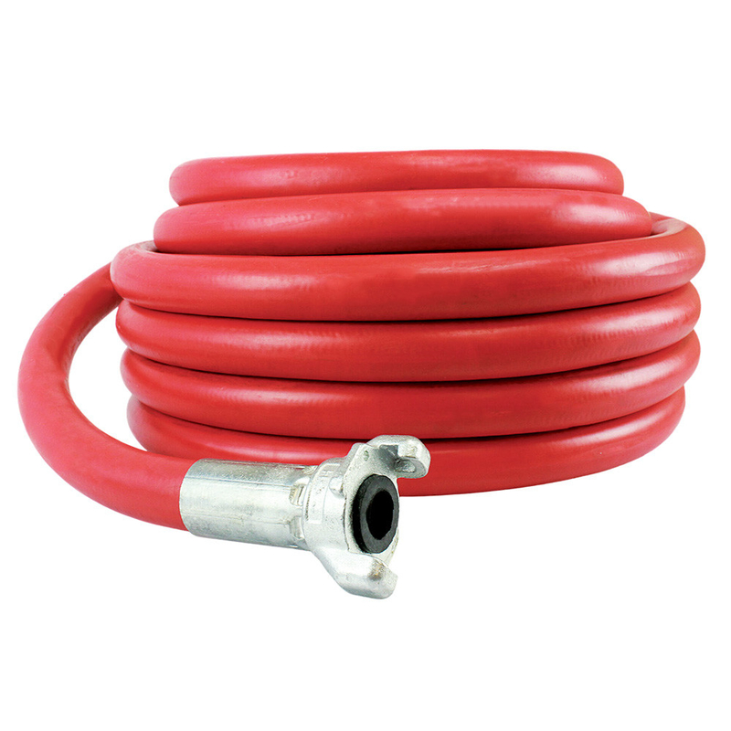 50/100 meter1 inch Factory Rood Duurzame anti-verouderde multi-ply EPDM Air Jackhammer Slang Compound Compressor Elektrische oefening
