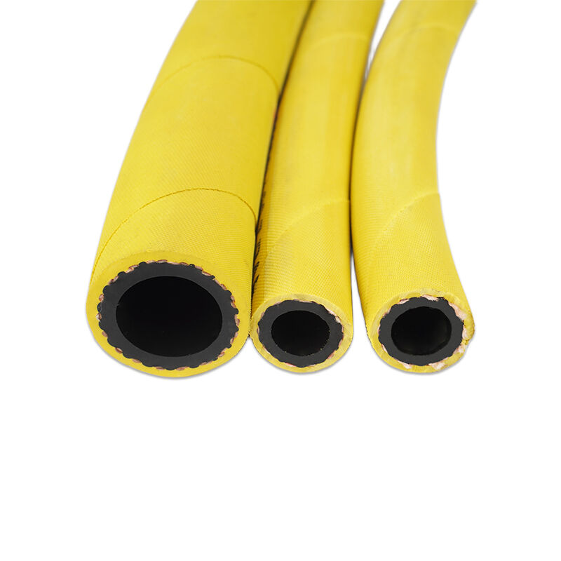 Industrieel veelzijdig rubberen slang voor mijnbouwapparatuur met oliebestendige nitrilbuis en textielversterking met een hoge treksterkte
