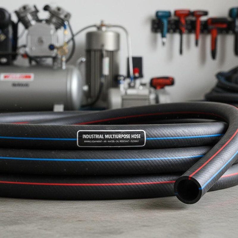 Industrieel veelzijdig rubberen slang voor mijnbouwapparatuur met oliebestendige nitrilbuis en textielversterking met een hoge treksterkte