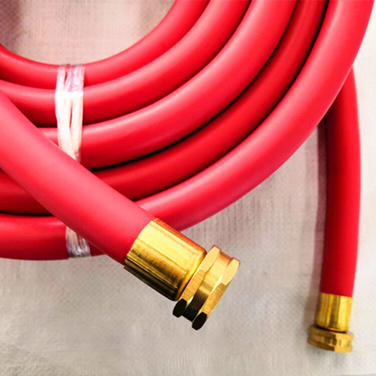 5/8 inch verouderingsbestendigheid, hoge flexibiliteit, niet-geleidende EPDM-rubberen watertuinslang met GHT-fittingen
