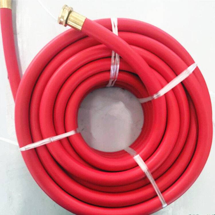 5/8 inch verouderingsbestendigheid, hoge flexibiliteit, niet-geleidende EPDM-rubberen watertuinslang met GHT-fittingen