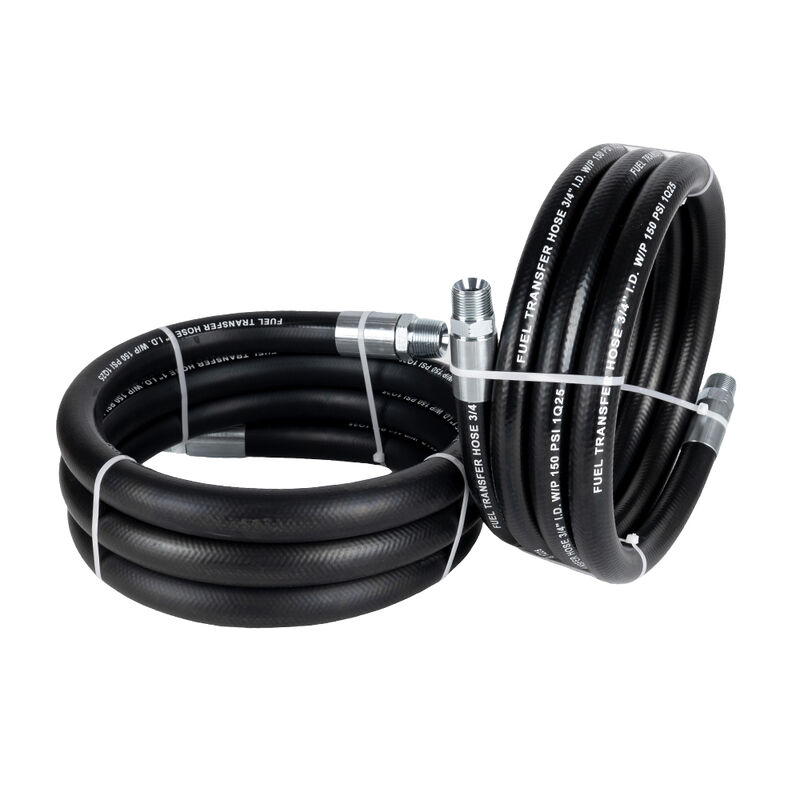Een flexibele slang van hoge kwaliteit voor een benzinestation (interface van 6 mm tot 1 inch)    geschikt voor het zuigen en overbrengen van benzine/dieseldisel.