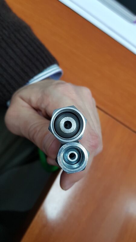 DN2 3,2 mm Innendiameter 630 Bar Ultra Hoog Druk Proefslang 2000 Bar Breukdruk Luchtlaadslang 0,5m Uitgebreide lengte