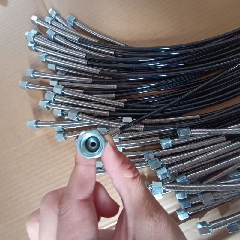 DN2 3,2 mm Innendiameter 630 Bar Ultra Hoog Druk Proefslang 2000 Bar Breukdruk Luchtlaadslang 0,5m Uitgebreide lengte