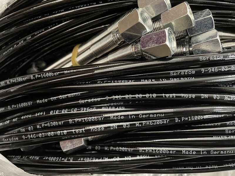 DN2 3,2 mm Innendiameter 630 Bar Ultra Hoog Druk Proefslang 2000 Bar Breukdruk Luchtlaadslang 0,5m Uitgebreide lengte