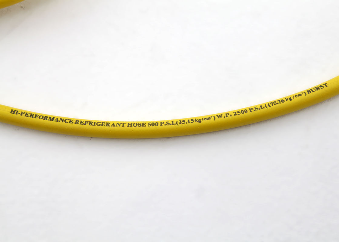 Spiraalvormige de Slangpijp van de polyestervezel, de Gele Slangen van het Jasjekoelmiddel