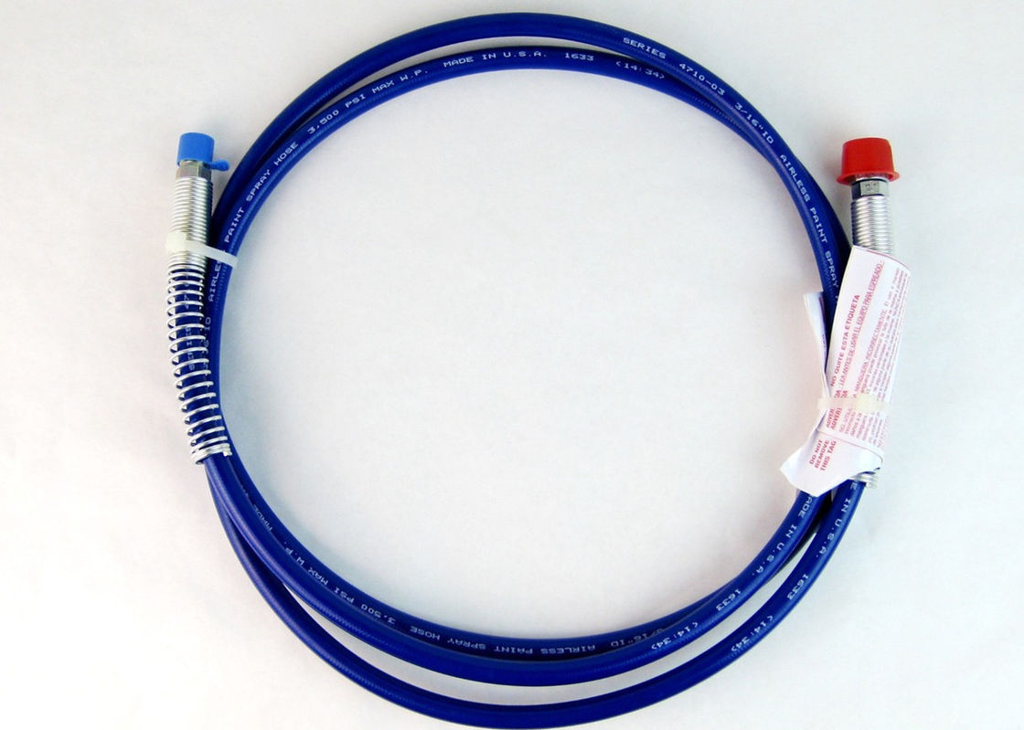 De blauwe Thermoplastische Hydraulische Slang van SAE 100R8, de Slang van de Verfnevel